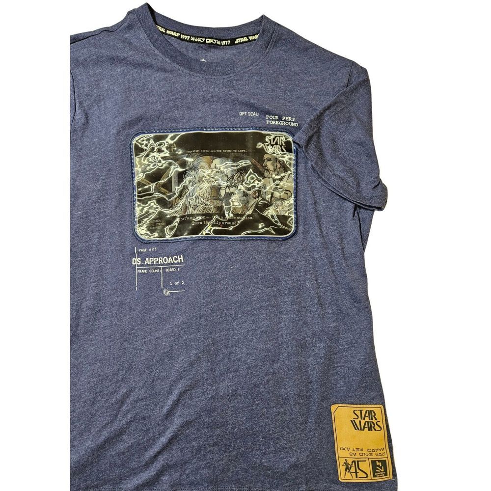 Star Wars Shirt Sleeve T-Shirt 45th Anniversary Disney Store Japan Unisex Size S